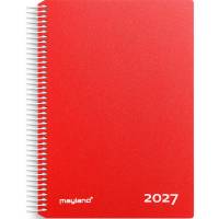 Mayland 2027 27218010 timekalender 24,2x18,5 cm r&oslash;d