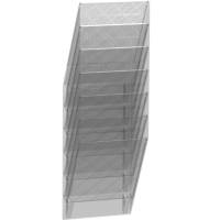 Twinco Twin Flexibel brochureholder A4 6rum vertikal transparent