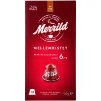 Merrild R&oslash;d 103 kaffekapsler 10 stk.