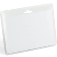 Durable navneskilt m/eurohul transparent 60x90mm