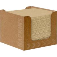 Dunisoft servietter 20x20cm brun 50stk
