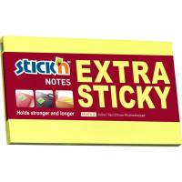 Stick'n Extra Sticky notes 76x127mm 90ark neon gul