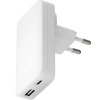 Dbramante1928 Re-Charge Pro slank opalder USB-C 45W + USB-A 30W hvid