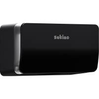 Satino Folded Dispenser XS til h&aring;ndkl&aelig;deark V+C sort