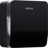 Satino Jumbo Toiletpapir dispenser S sort