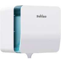 Satino Centerfeed Dispenser Plus til h&aring;ndkl&aelig;deruller hvid