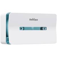 Satino Jumbo Twin toiletpapir dispenser centerfeed hvid