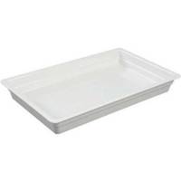 Rektangul&aelig;r fad 11GN 53x32.5x6.5cm Melamin hvid