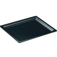 Rektangul&aelig;r fad 12GN 32.3x26.3x2cm Melamin sort