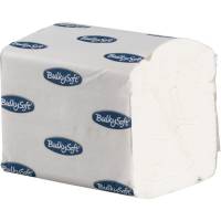Bulkysoft toiletpapir i ark 19x11cm 2-Lags hvid
