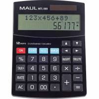 MAUL MTL 800 bordregner 12-cifre LCD-sk&aelig;rm sort