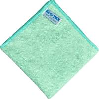 Eco-Tex Soft mikrofiberklud 32x32cm gr&oslash;n 10stk