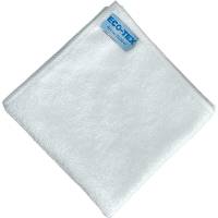 Eco-Tex Soft mikrofiberklud 32x32cm hvid 10stk