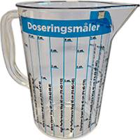 Nordisk Microfiber Doseringsm&aring;ler 2000ml transparent