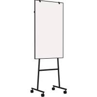 Lintex One Mobile flipover med whiteboard 707x1960mm sort