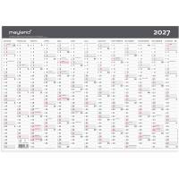 Mayland 27063300 moderne v&aelig;gkalender 1x13mdr A3