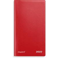 Mayland 27090010 indexkalender 17x9,5cm r&oslash;d