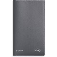 Mayland 27090050 indexkalender 17x9,5cm m&oslash;rkegr&aring;