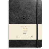 Burde 27200620 Forma Deluxe ugekalender A5 sort tv&aelig;rformat