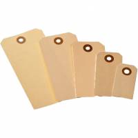Manillam&aelig;rke 70x140mm A7 Natur 1000stk