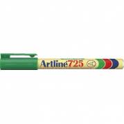 Artline 725 marker med smal 0,4 mm spids i farven grøn 