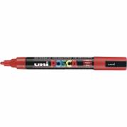 Uni Posca 5M tus med 2,5 mm spids i farven rød 