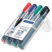 Staedtler Lumocolor 352 sampak med 4 markere i assorterede farver 