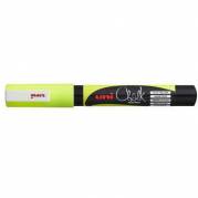 Marker Uni-ball chalk marker flou. gul rund spids PWE-3M