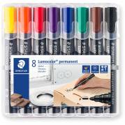 Staedtler Lumocolor 352 markersæt 8 farver 