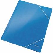 Leitz WOW mappe i pap med 3 klapper i A4 i farven blå 