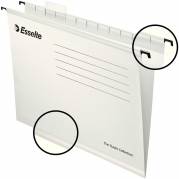 Esselte Classic forstærket hængemappe inkl. fane i A4 i farven hvid 