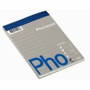 Bantex telefonblok, A7, ulinjeret, uhullet