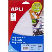 Apli 36 x 82 mm etiketter hvid 