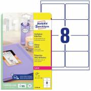 Avery L7765-40 produktetiketter hvid 