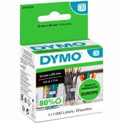 Dymo LabelWriter etiketter 13x25mm hvid 
