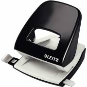 Leitz 5008 hulapparat med anlægsskinne sort 