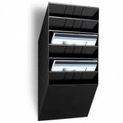 Durable FLEXIBOXX bakkesystem m/6 fag A4 tværformat sort 