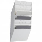 Durable FLEXIBOXX bakkesystem med 6 tværformat rum i hvid 