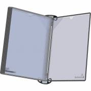 Djois by Tarifold Registersystem PRO v&aelig;genhed A4x5 lommer t/aluprofil sort 