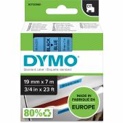 Dymo D1 45806 tape 19mm sort/bl&aring; 