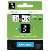 Dymo D1 45019 tape 12mm sort/grøn 