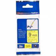 Brother TZE FX621 FLEX tape 9mm sort/gul 