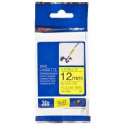 Brother TZEFX FLEX tape 12mm sort/gul 