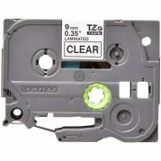 Brother TZE tape 9mm sort/klar 