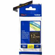 Brother TZE tape 12mm guld/sort 