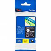 Brother TZE tape 36mm hvid/sort 