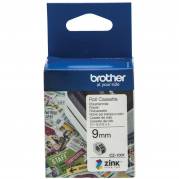 Brother CZ1001 labeletiket 9mmx5m hvid 