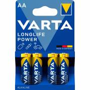 VARTA LONGLIFE Power AA-batterier LR6 4 stk 