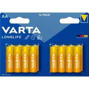 VARTA LONGLIFE AA-batterier LR6 16 stk 