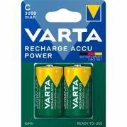 VARTA genopladelige C-batterier HR14 3000 mAh 2 stk 
